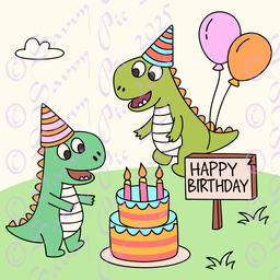 Happy Birthday Dinosaurs