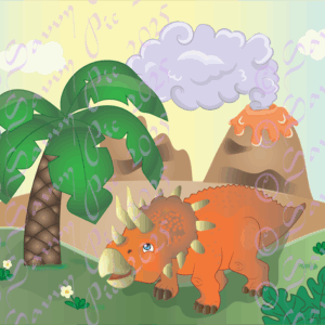 Triceratops Scene