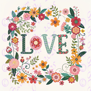 Flowers Around Love