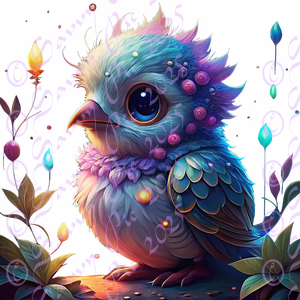Glowy Cute Bird