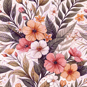 Vibrant Peach Pink Flowers