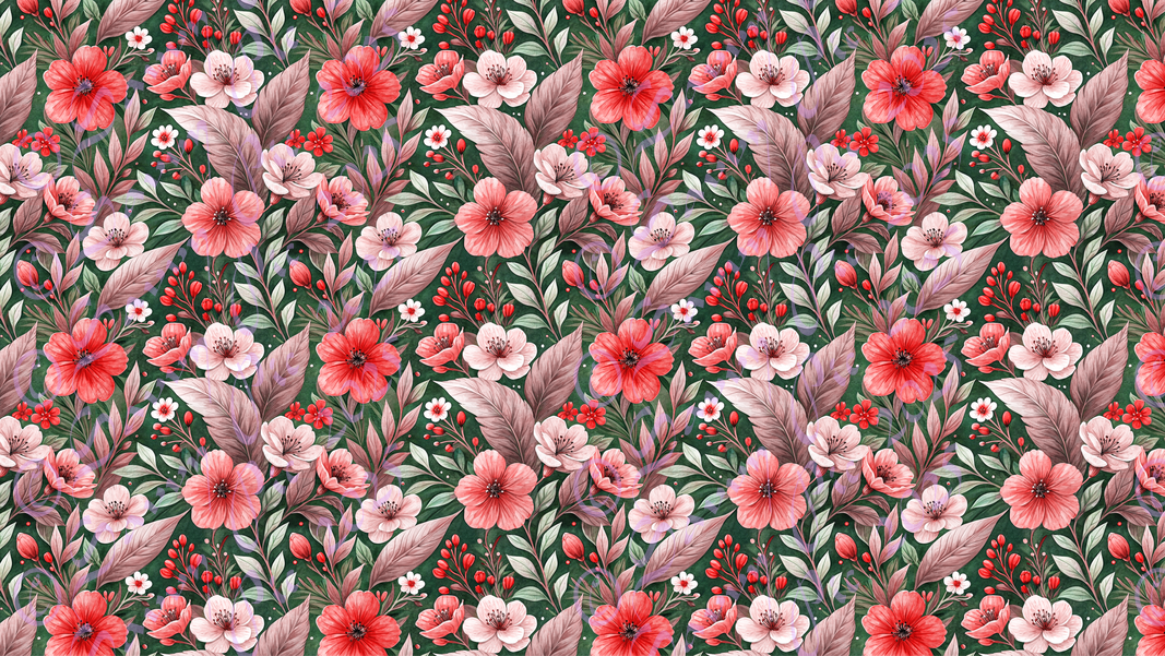 Big Red And Pink Flowers – Savvy Pics