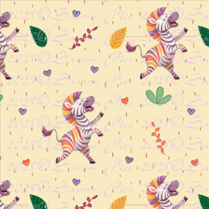 Cute Happy Dancing Zebra Pack