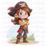 Cute Pirate Girl