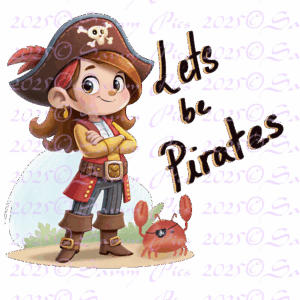 Cute Pirate Girl