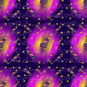 Croc Skateboard Pattern