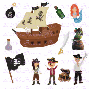 Pirate Stickers