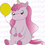 Unicorn With Balloon